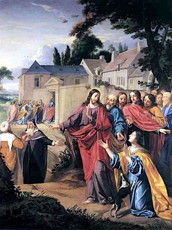 Cristo e il cananeo - Paris, église du Val, de, Grâce
